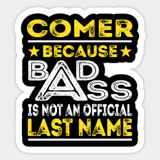 COMER Sticker